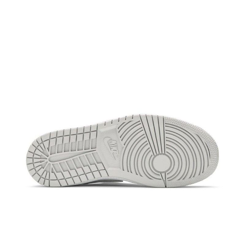 Air Jordan 1 Retro Lav Og Hvit Grå Damesko