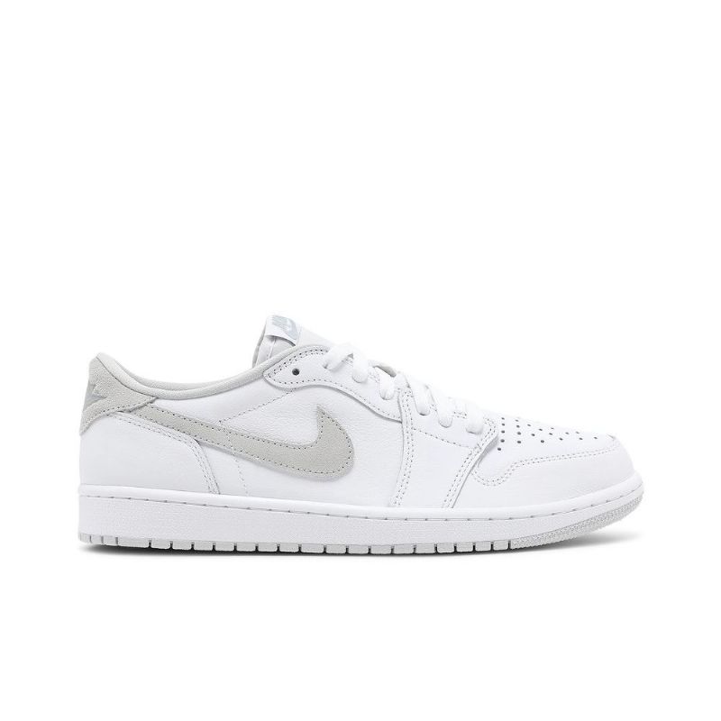 Air Jordan 1 Retro Lav Og Hvit Grå Herresko