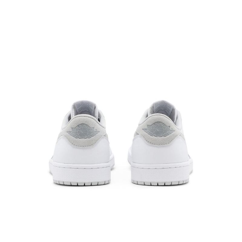 Air Jordan 1 Retro Lav Og Hvit Grå Herresko