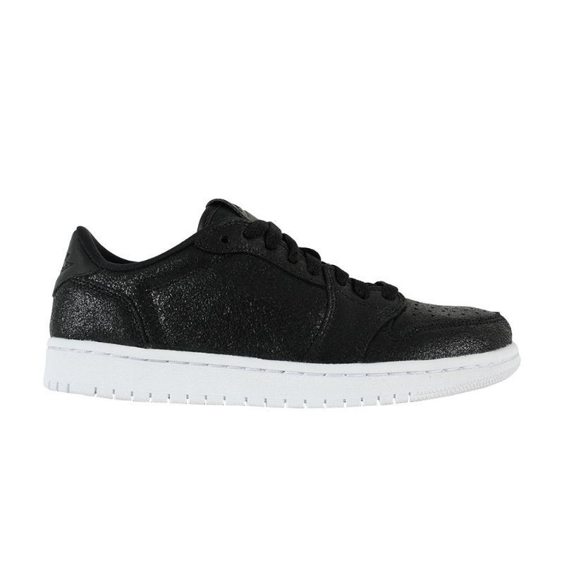 Air Jordan 1 Retro Lav Svart Gull Hvit Damesko