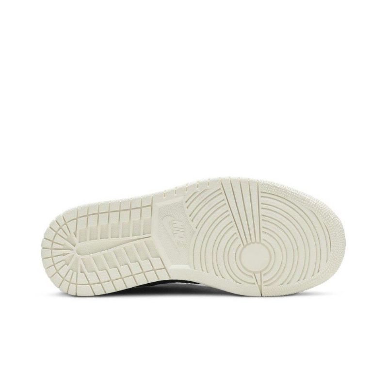 Air Jordan 1 Retro Lav Svart Hvit Damesko