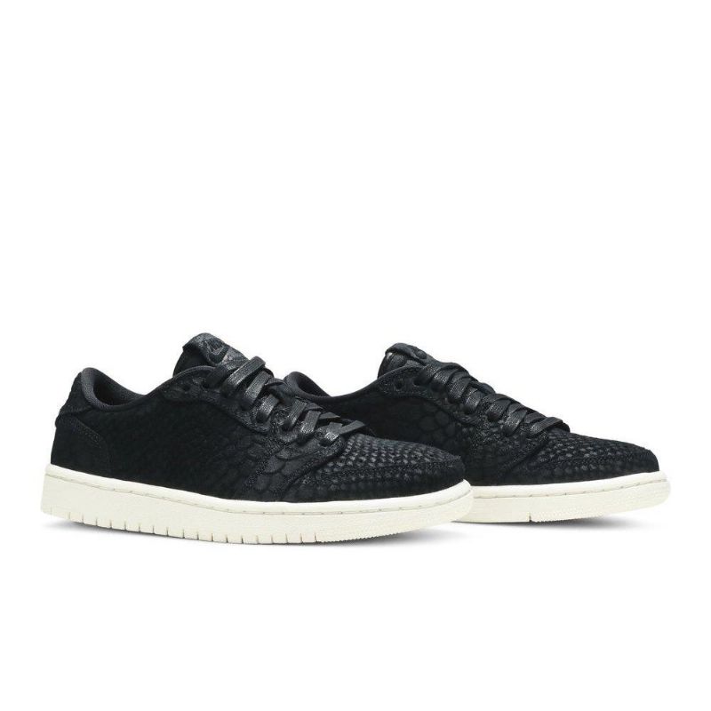 Air Jordan 1 Retro Lav Svart Hvit Damesko
