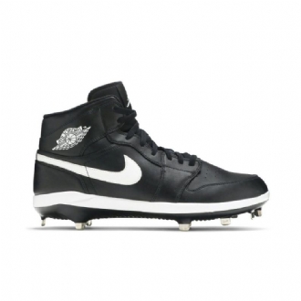 Air Jordan 1 Retro Metall Svart Hvit Herresko