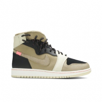 Air Jordan 1 Retro Rebel Xx Olivengrønn Svart Rosa Damesko