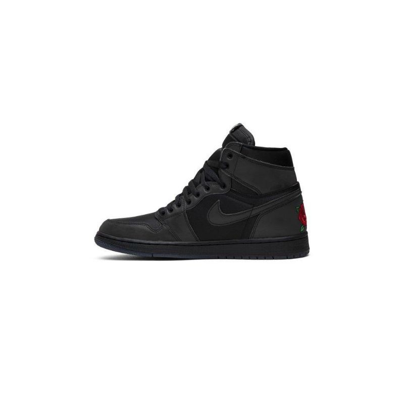 Air Jordan 1 Rox Brun Retro Høy Og Svart Rød Grønn Damesko
