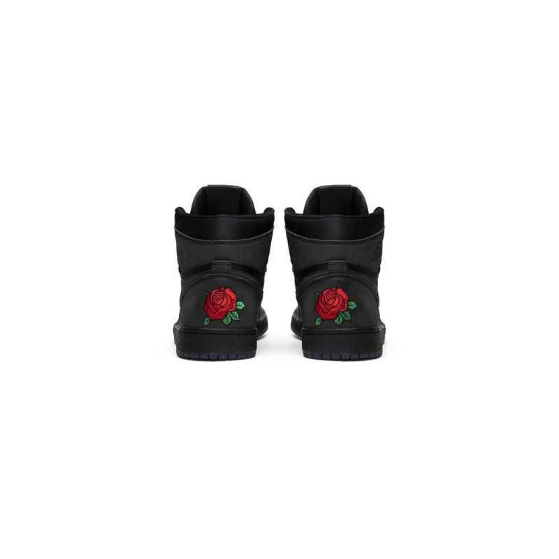 Air Jordan 1 Rox Brun Retro Høy Og Svart Rød Grønn Damesko