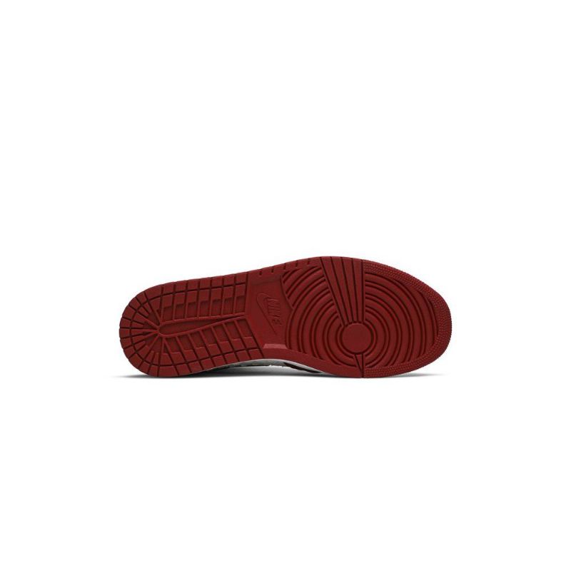 Air Jordan 1 Skokirurgen Retro Høy Rød Hvit Svart Herresko