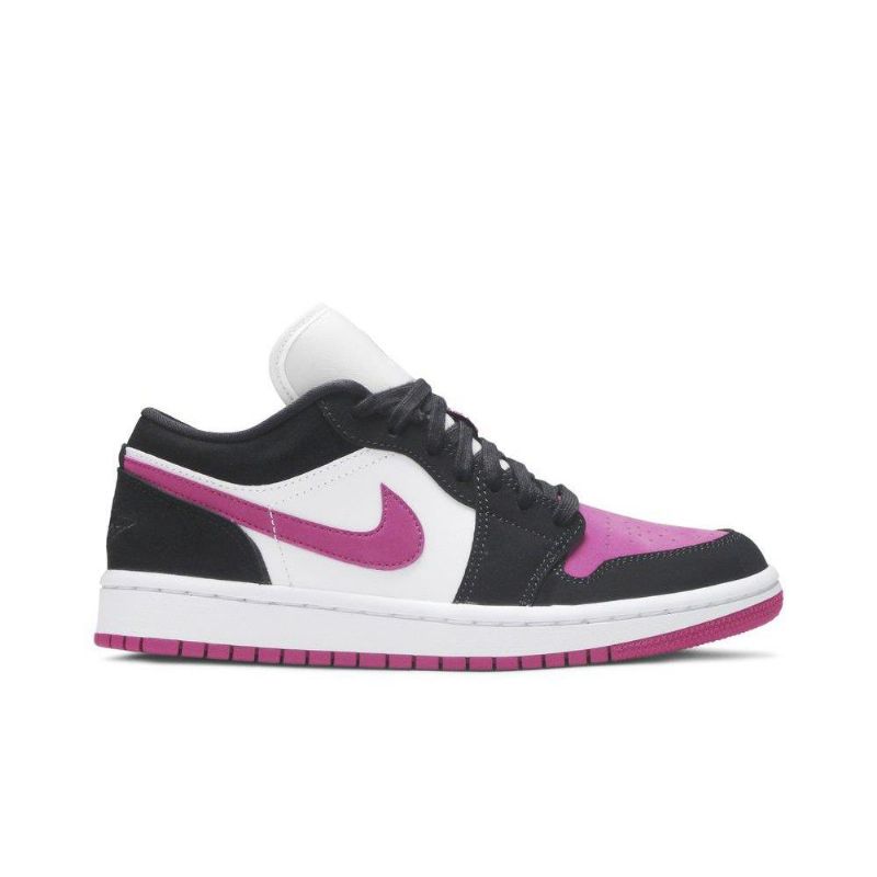 Air Jordan 1 Svart Lilla Hvit Damesko