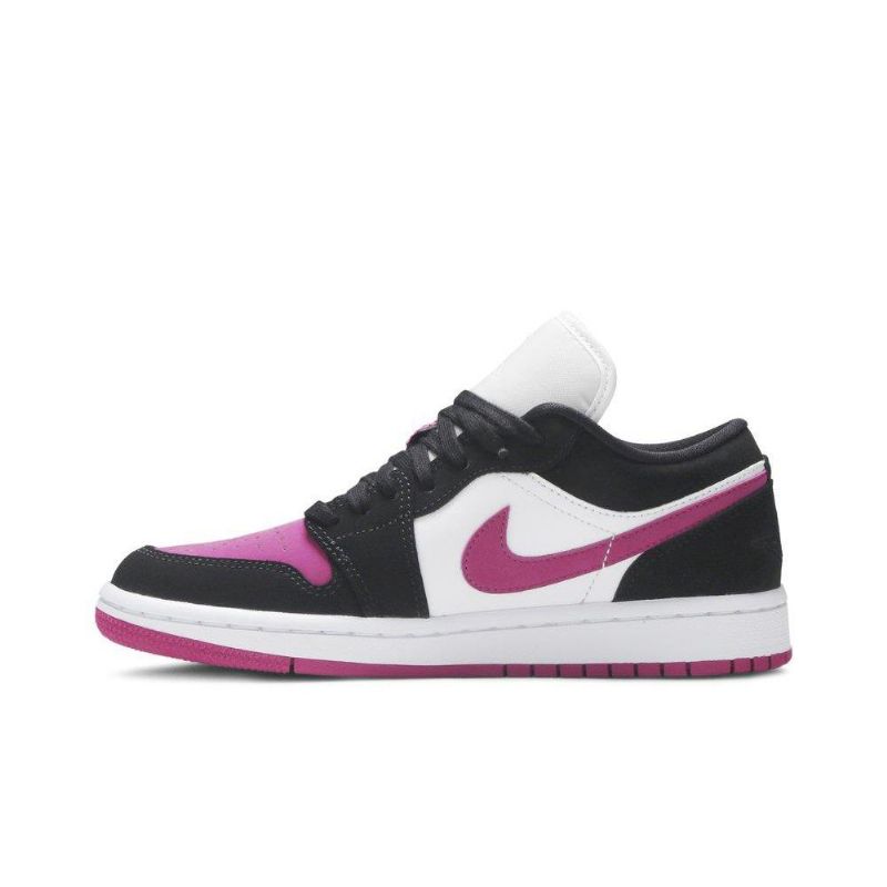 Air Jordan 1 Svart Lilla Hvit Damesko