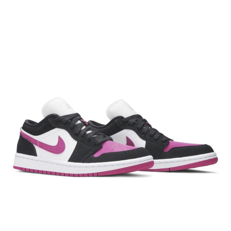 Air Jordan 1 Svart Lilla Hvit Damesko