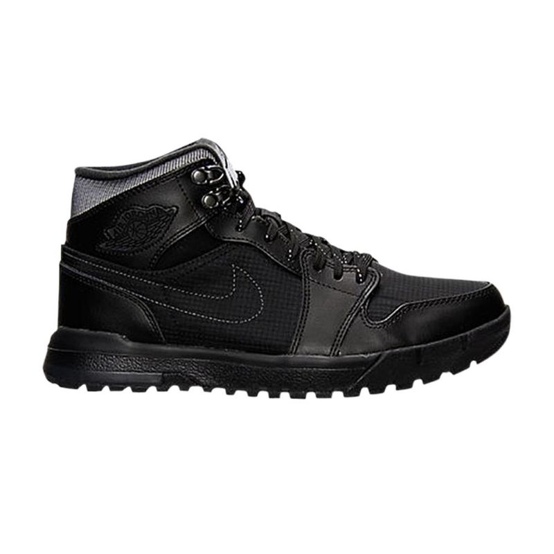 Air Jordan 1 Trek Svart Grå Herresko