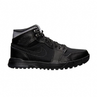 Air Jordan 1 Trek Svart Grå Herresko