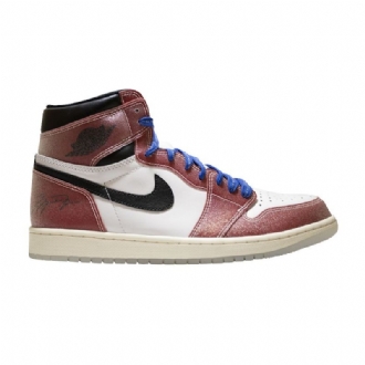 Air Jordan 1 Trophy Room Retro Høy Og Sp Hvit Rød Svart Herresko