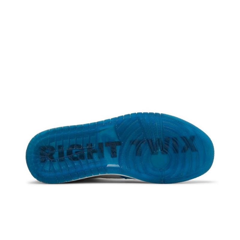 Air Jordan 1 Twix The Shoe Surgeon Høy Blå Hvit Svart Brun Herresko