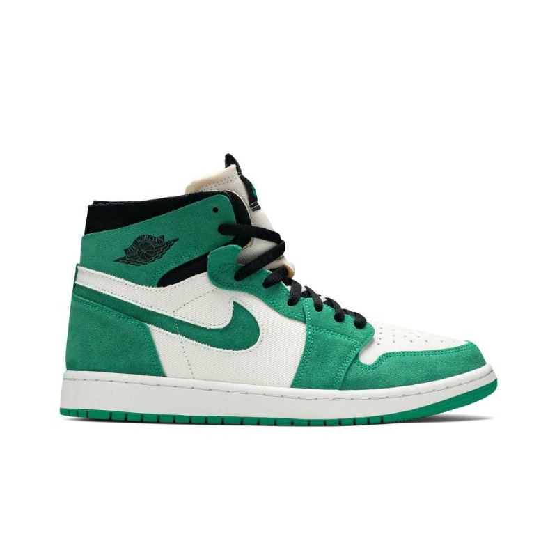 Air Jordan 1 Zoom Comfort Grønn Hvit Svart Herresko
