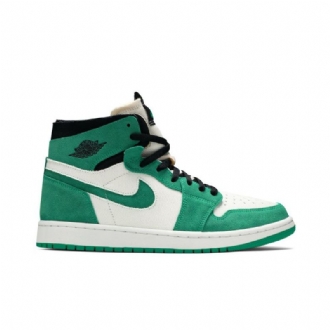 Air Jordan 1 Zoom Comfort Grønn Hvit Svart Herresko