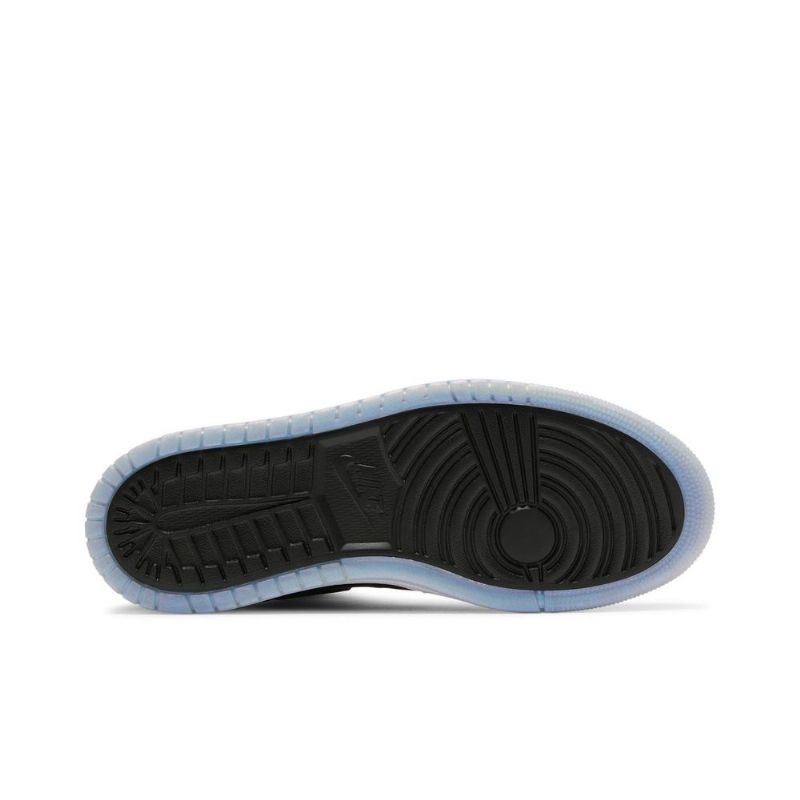 Air Jordan 1 Zoom Comfort Gull Svart Blå Herresko