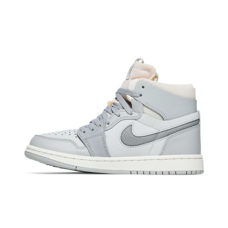 Air Jordan 1 Zoom Comfort Hvit Grå Herresko