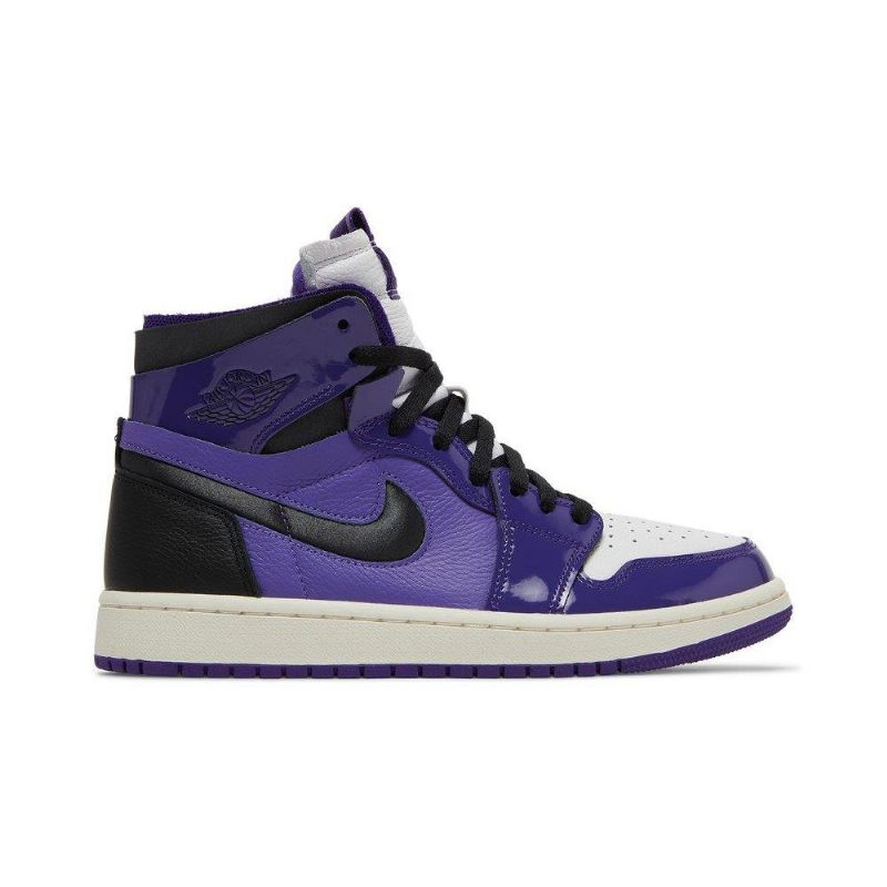 Air Jordan 1 Zoom Comfort Lilla Svart Hvit Damesko