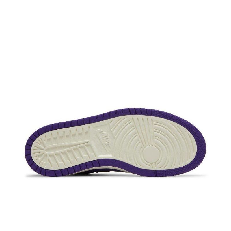 Air Jordan 1 Zoom Comfort Lilla Svart Hvit Damesko