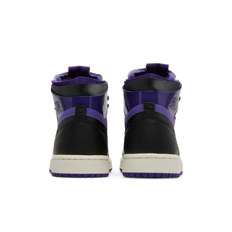 Air Jordan 1 Zoom Comfort Lilla Svart Hvit Damesko