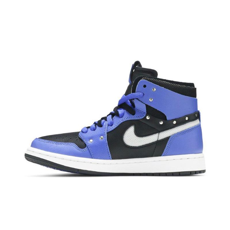 Air Jordan 1 Zoom Comfort Se Blå Svart Hvit Damesko