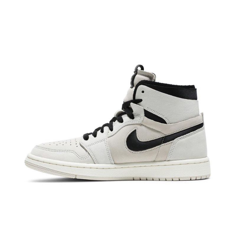 Air Jordan 1 Zoom Hvit Svart Damesko