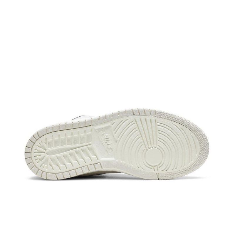 Air Jordan 1 Zoom Hvit Svart Damesko