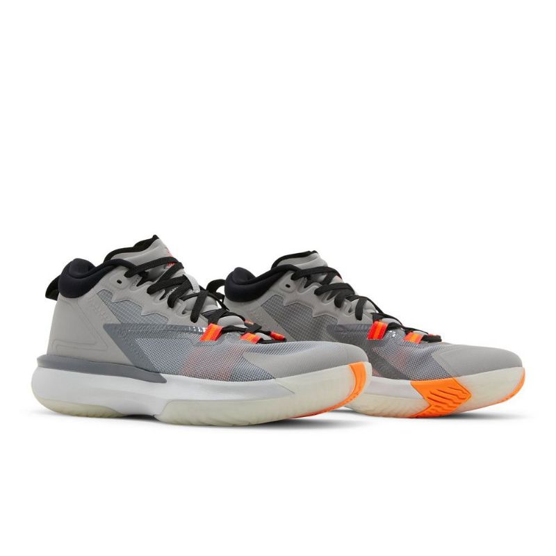 Air Jordan Zion 1 Grå Svart Oransje Herresko