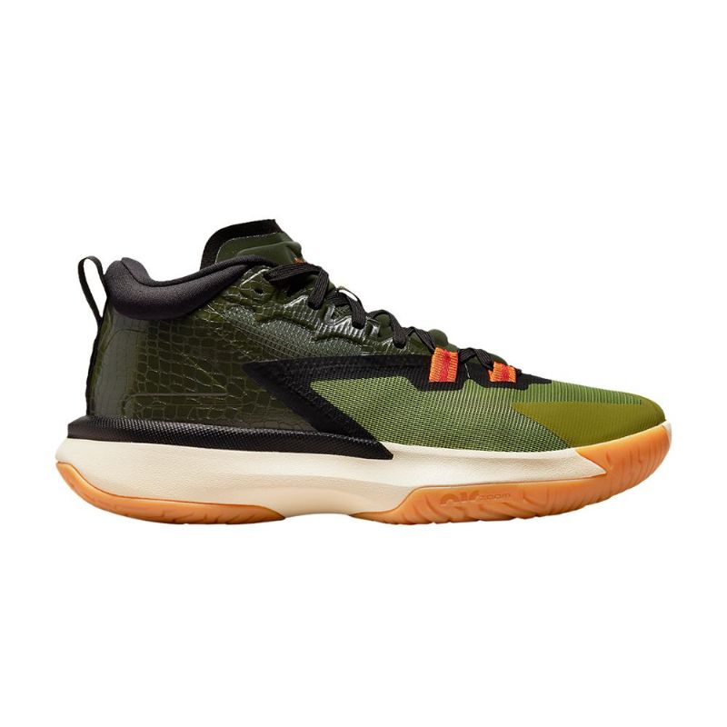 Air Jordan Zion 1 Grønn Oliven Svarte Herresko