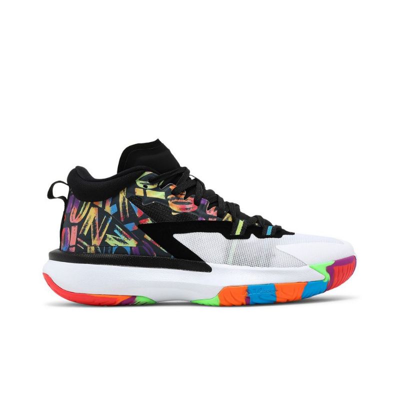 Air Jordan Zion 1 Svart Hvit Flerfarget Herresko