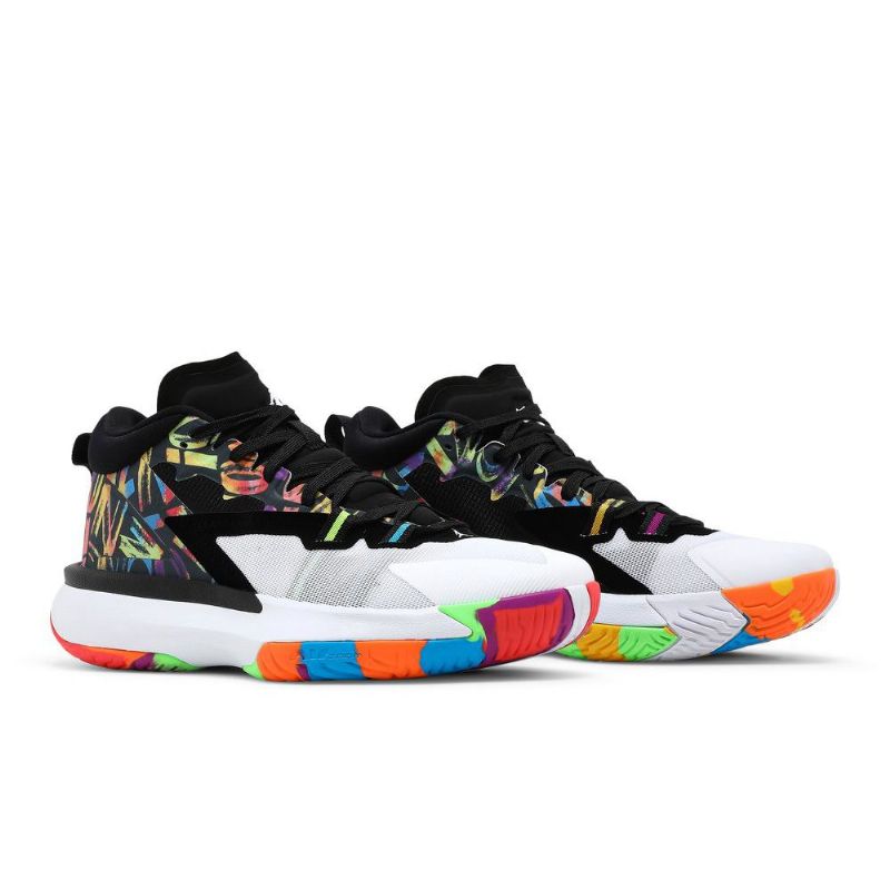 Air Jordan Zion 1 Svart Hvit Flerfarget Herresko
