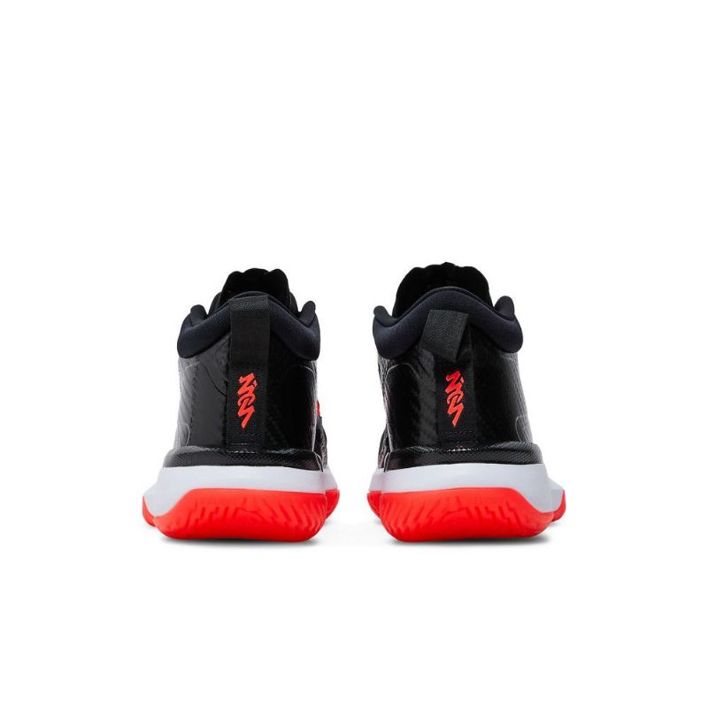 Air Jordan Zion 1 Svart Hvit Rød Herresko