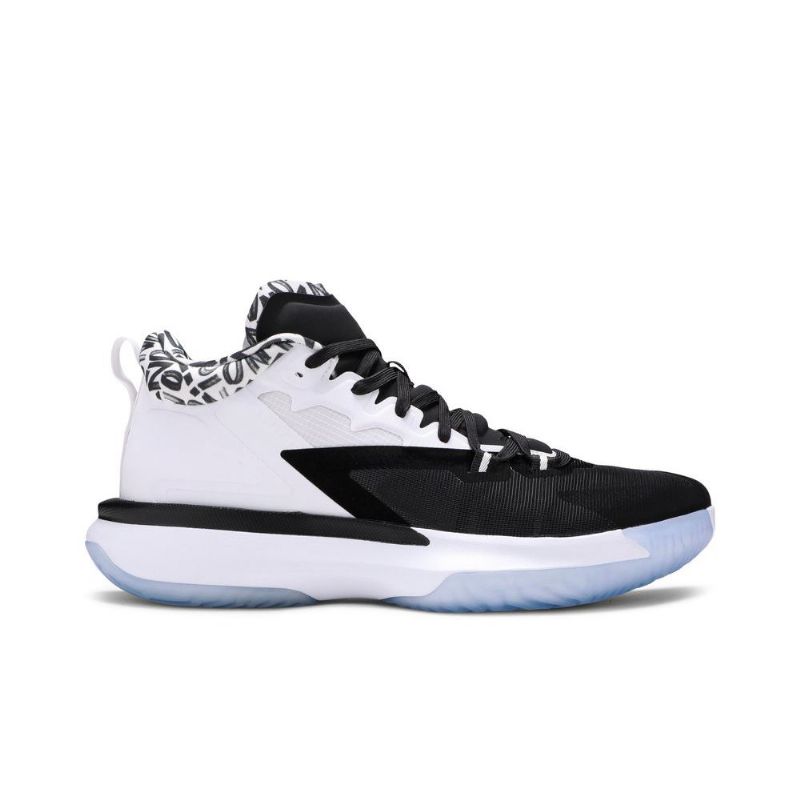 Air Jordan Zion 1 Svart Hvitt Gull Herresko