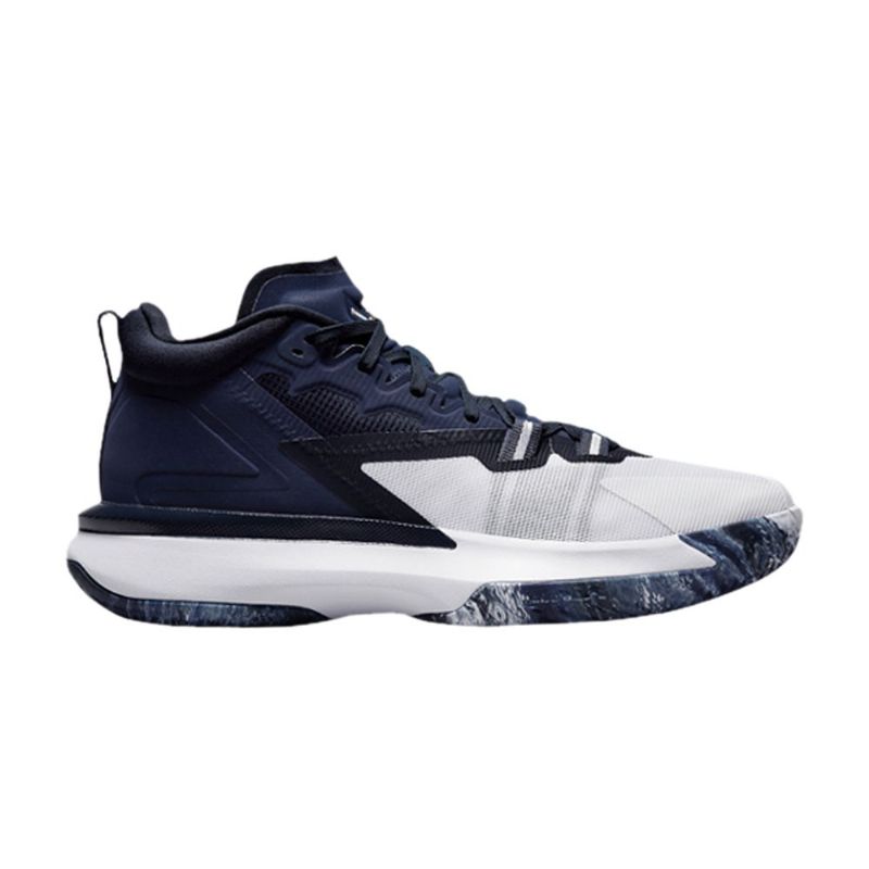 Air Jordan Zion 1 Tb Mørke Blå Hvit Herresko