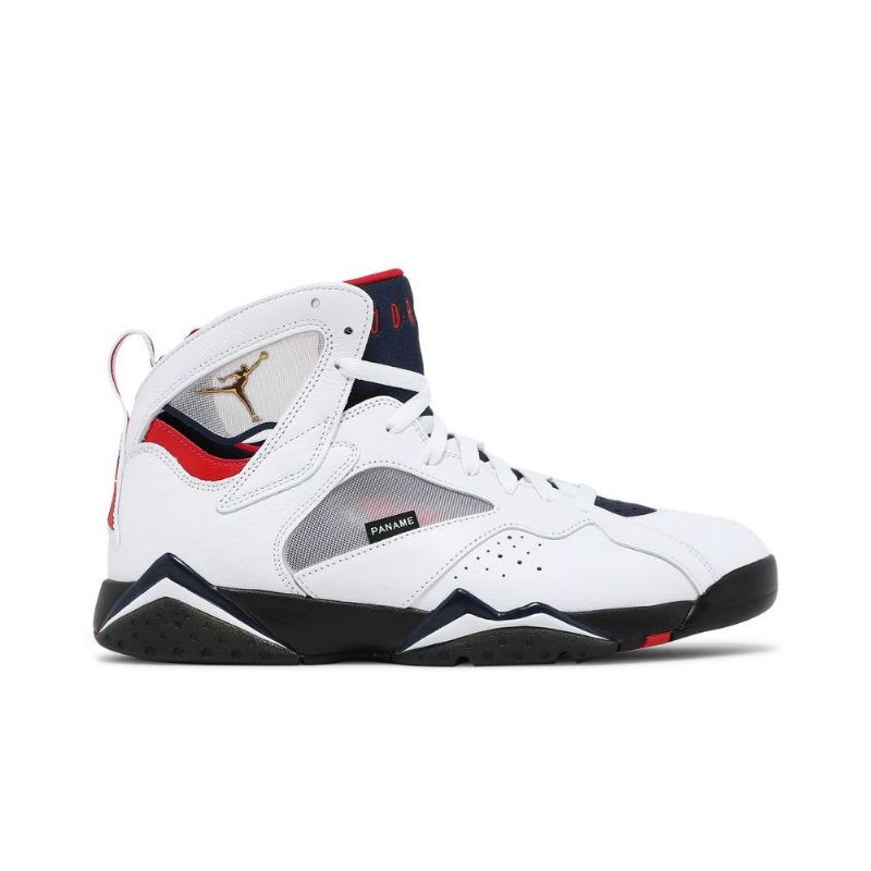 Air Jordan 7 Paris Saint-germain Retro Hvit Marineblå Rød Herresko