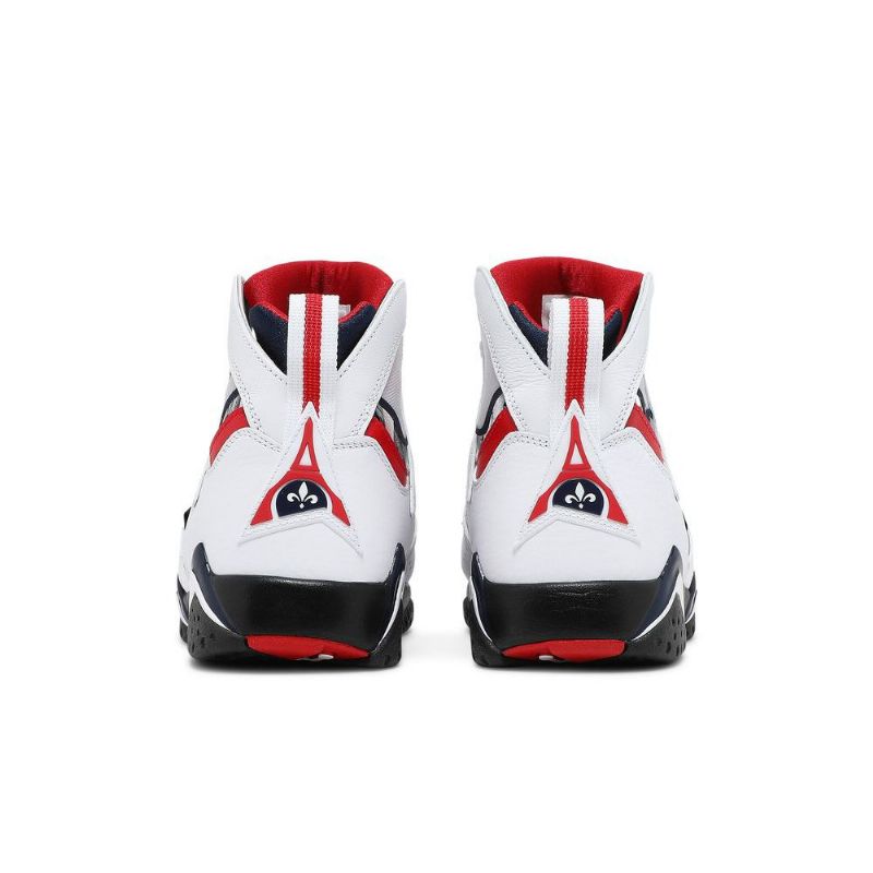 Air Jordan 7 Paris Saint-germain Retro Hvit Marineblå Rød Herresko
