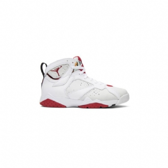 Air Jordan 7 Retro Hvit Rød Herresko