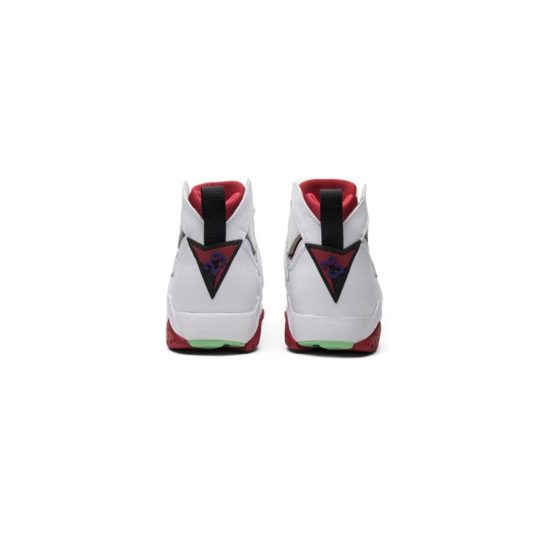 Air Jordan 7 Retro Hvit Rød Herresko