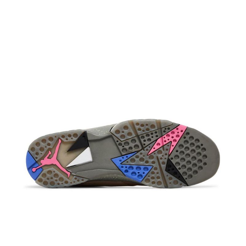 Air Jordan 7 Retro Se Brun Lilla Rosa Svart Herresko