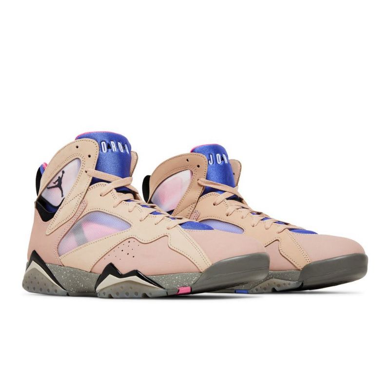 Air Jordan 7 Retro Se Brun Lilla Rosa Svart Herresko