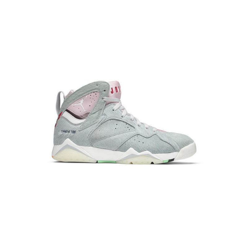 Air Jordan 7 Retro Se Grå Rosa Hvit Herresko