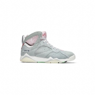 Air Jordan 7 Retro Se Grå Rosa Hvit Herresko