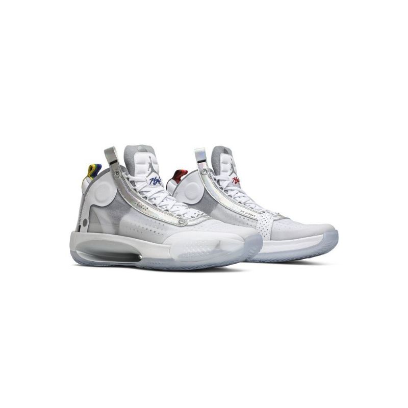 Air Jordan 34 Hvit Sølv Herresko