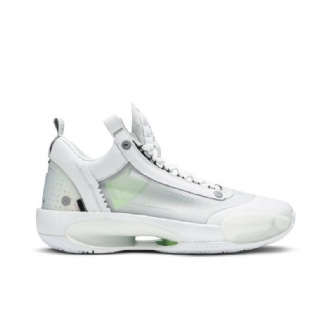 Air Jordan 34 Lav Pf Hvit Grønn Herresko