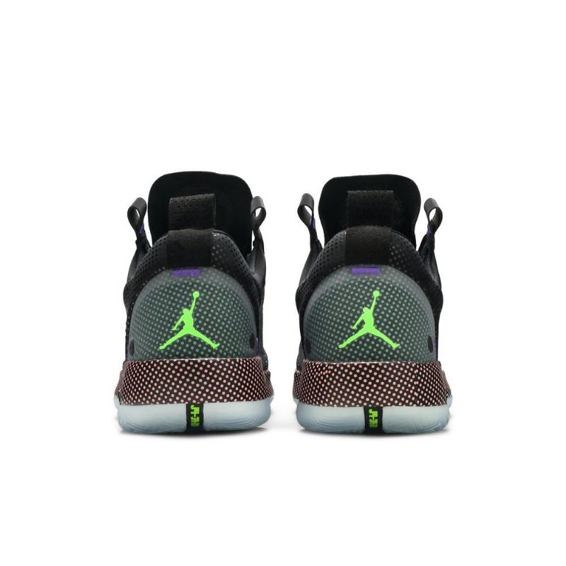 Air Jordan 34 Lav Svart Hvit Grønn Rosa Herresko