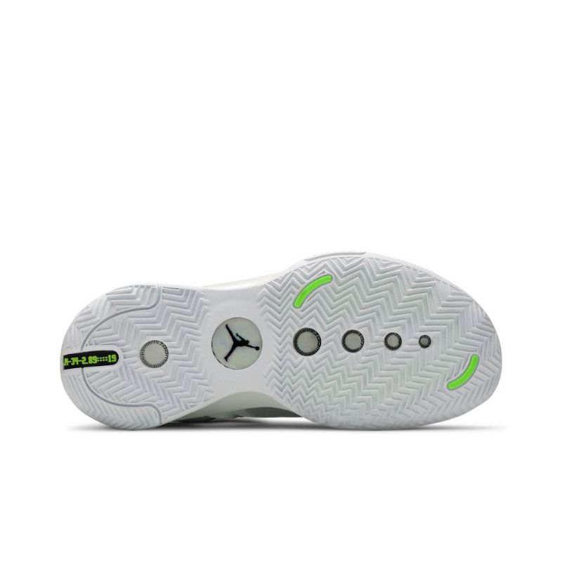 Air Jordan 34 Low Hvit Sølv Herresko