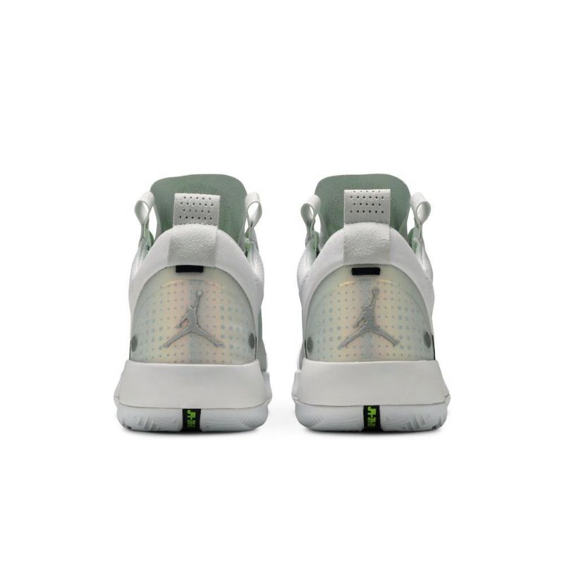 Air Jordan 34 Low Hvit Sølv Herresko