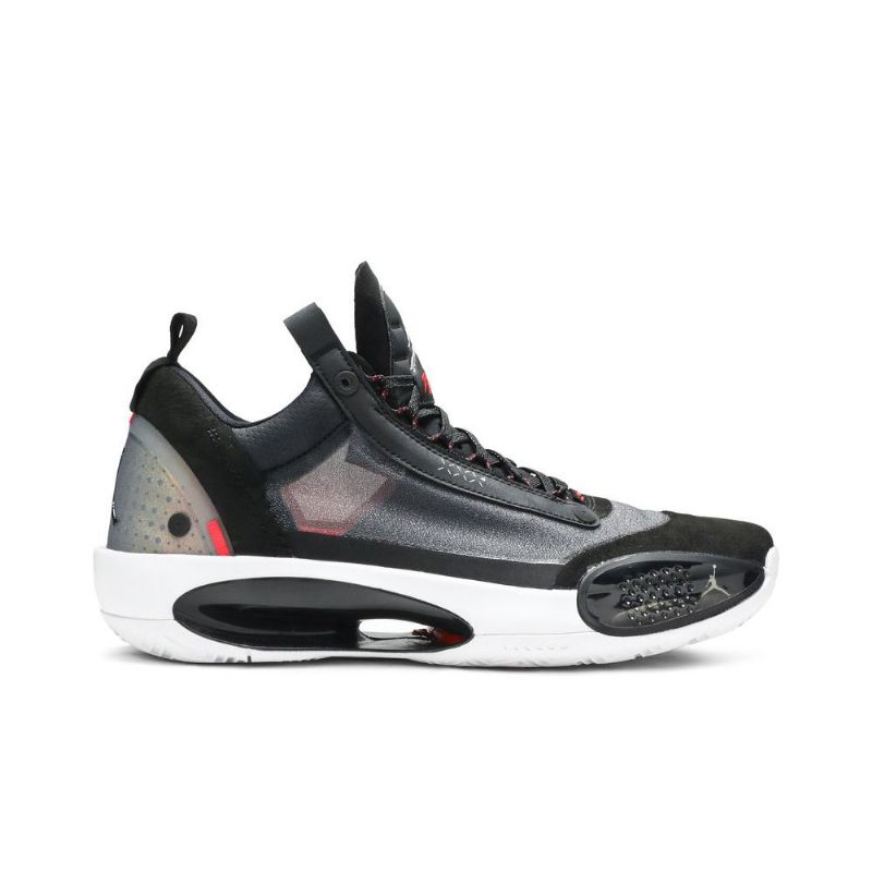 Air Jordan 34 Low Svart Grå Herresko