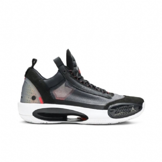 Air Jordan 34 Low Svart Grå Herresko